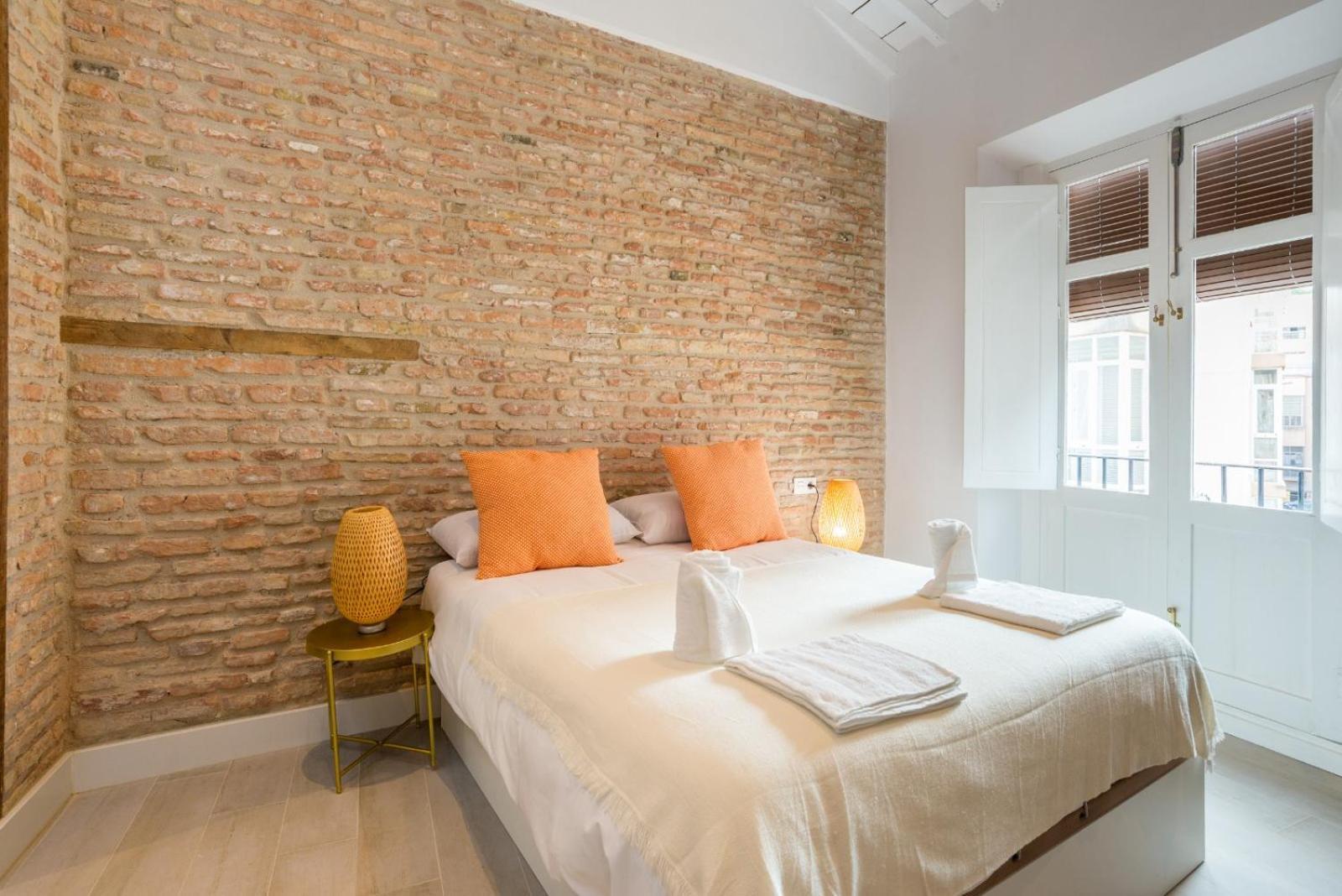 Te1A-El Teatro Brick Wall Suite Prime Location Málaga Esterno foto
