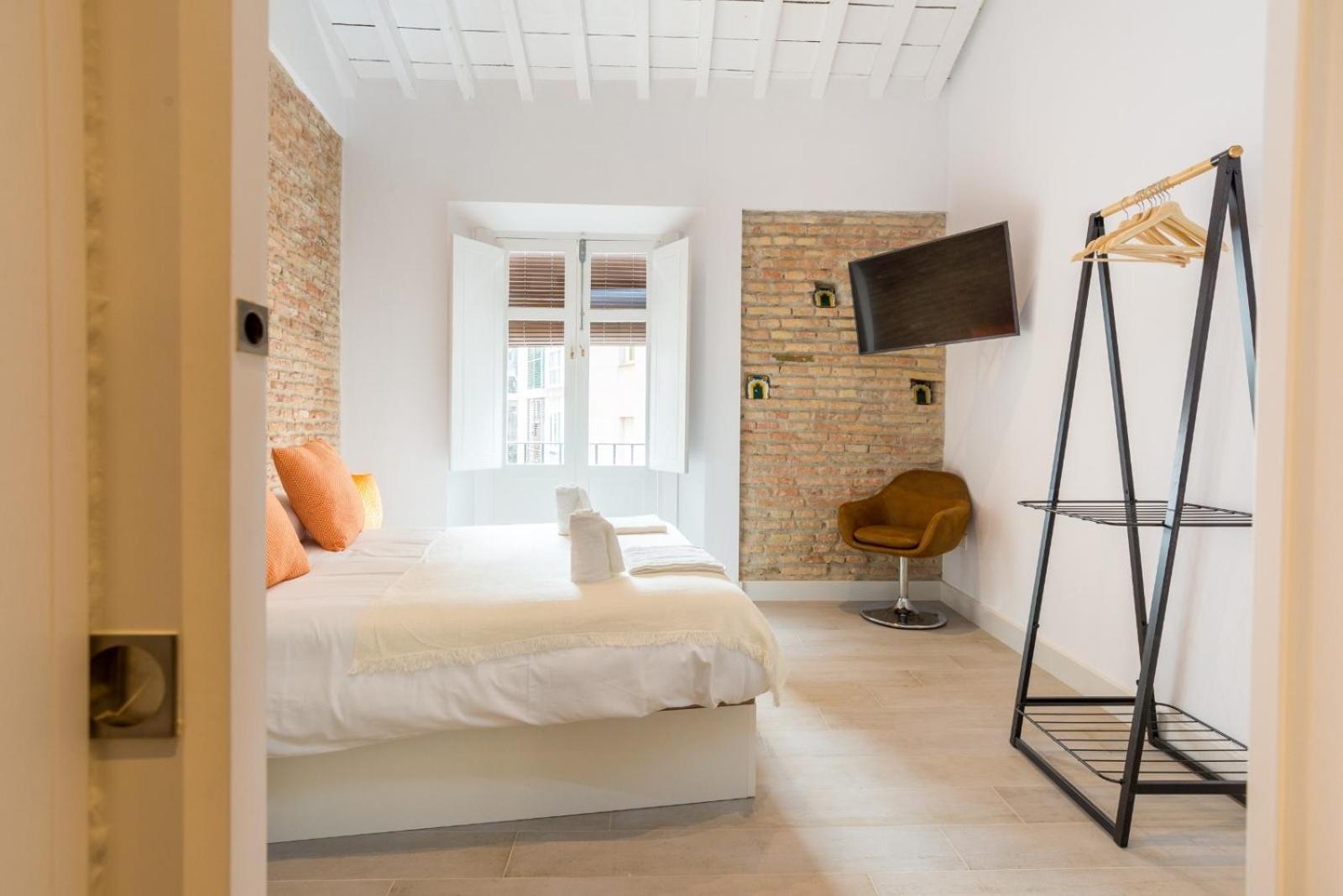 Te1A-El Teatro Brick Wall Suite Prime Location Málaga Esterno foto